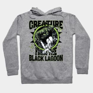 Creature from ther Black LagoonMonster Movie Classic Distressed look Hoodie